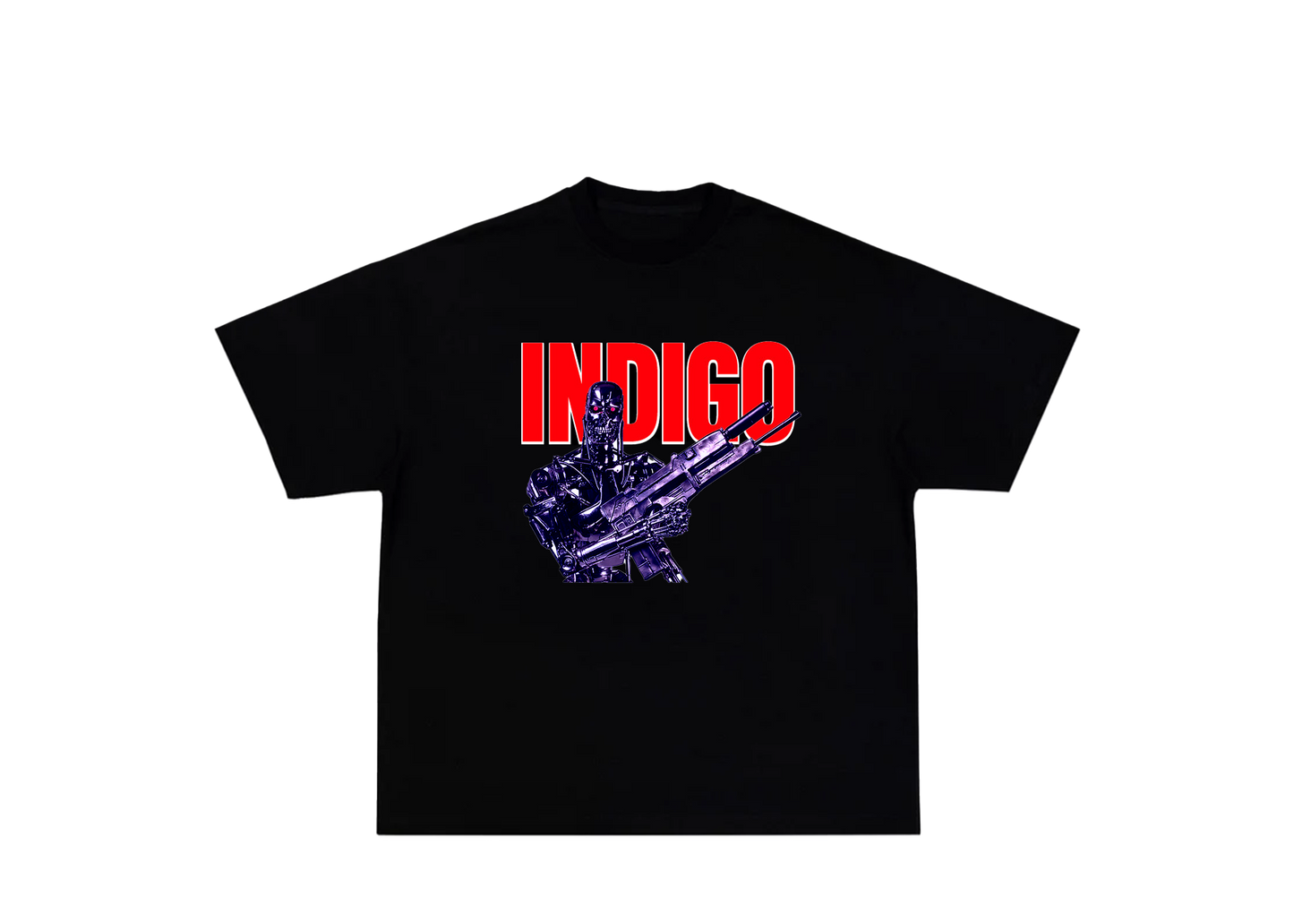 Indigo “lone” logo tee